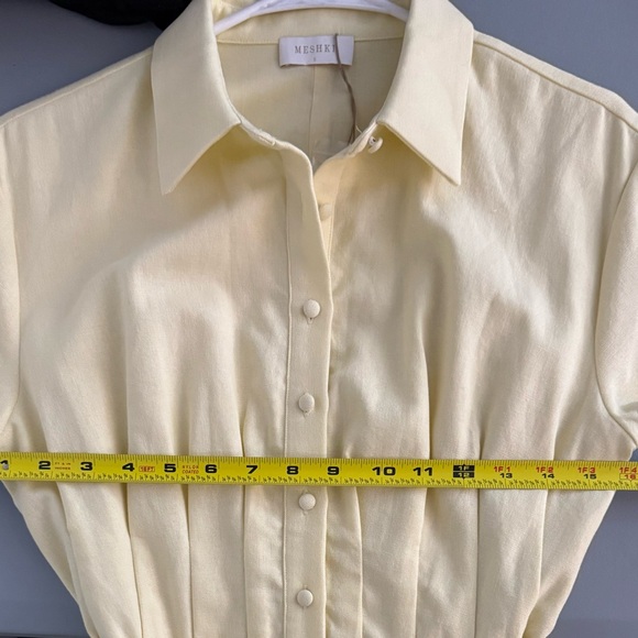 Meshki Aysha Buttoned Linen Midi Dress - Picture 10 of 15